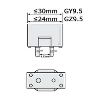 USHIO JCD800w 120v C Halogen Bulb