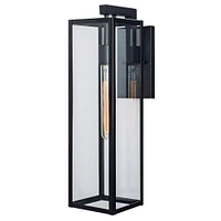 Norwell Capture Outdoor Wall Sconce - Matte Black [1187-MB-CL]