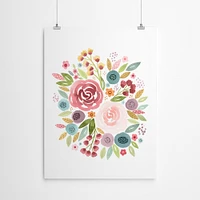 Watercolor Floral by Lisa Nohren Poster Art Print