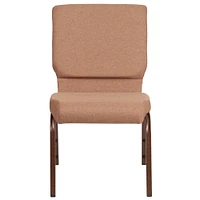 Emma and Oliver 18.5"W Stackable Church/Reception Guest Chair