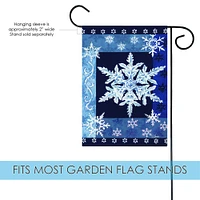 Cool Snowflakes Decorative Winter Flag