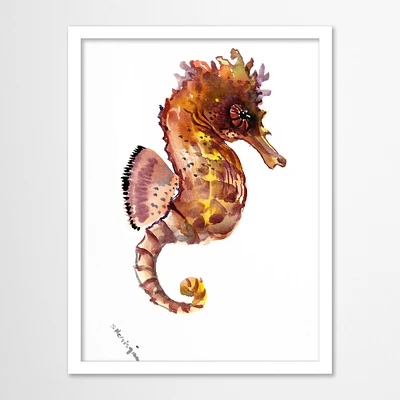 Seahorse by Suren Nersisyan Framed Print