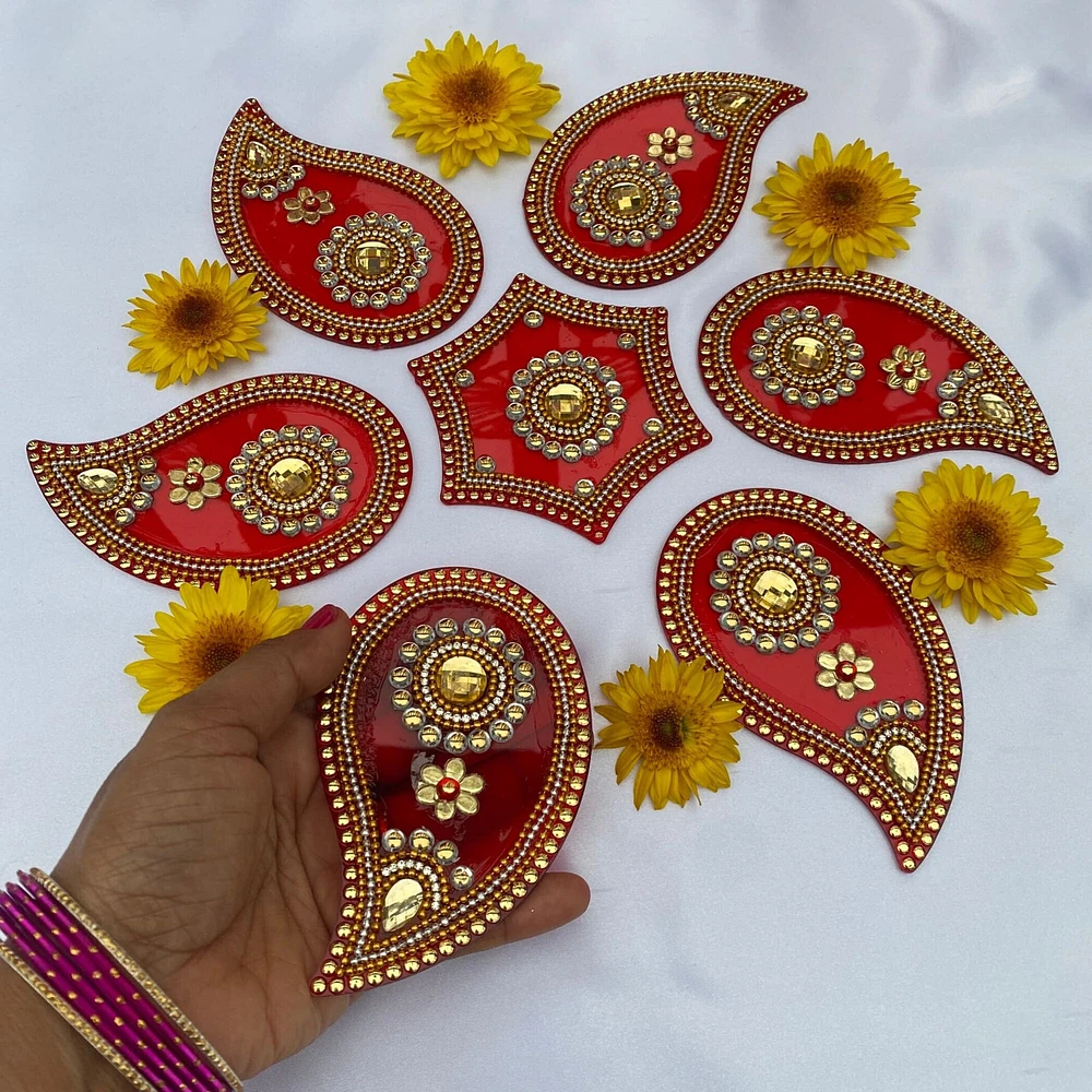 Acrylic Rangoli Set, Diwali Rangoli Set, Rangoli Decor, Rangoli Decoration, Diwali Gift, Deewali Gifts, Deewali Decorations