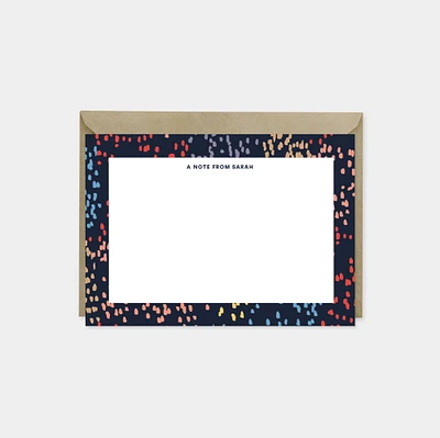 Notecard Set with Patterned Border,