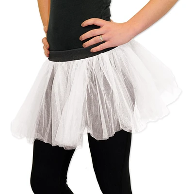 Beistle Club Pack of 12 Fluffy White Ballerina Tutu Skirt 12”