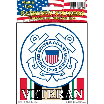 United States Coast Guard Iraqi Freedom Sticker 3-1/4"