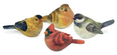 CC Home Furnishings Pack of 12 Multi-Colored Assoreted Birds Table Top Decor Accent Figures 4"