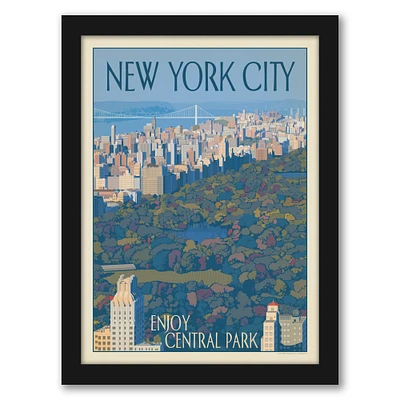 New York Enjoy Central Park by Anderson Design Group Frame  - Americanflat