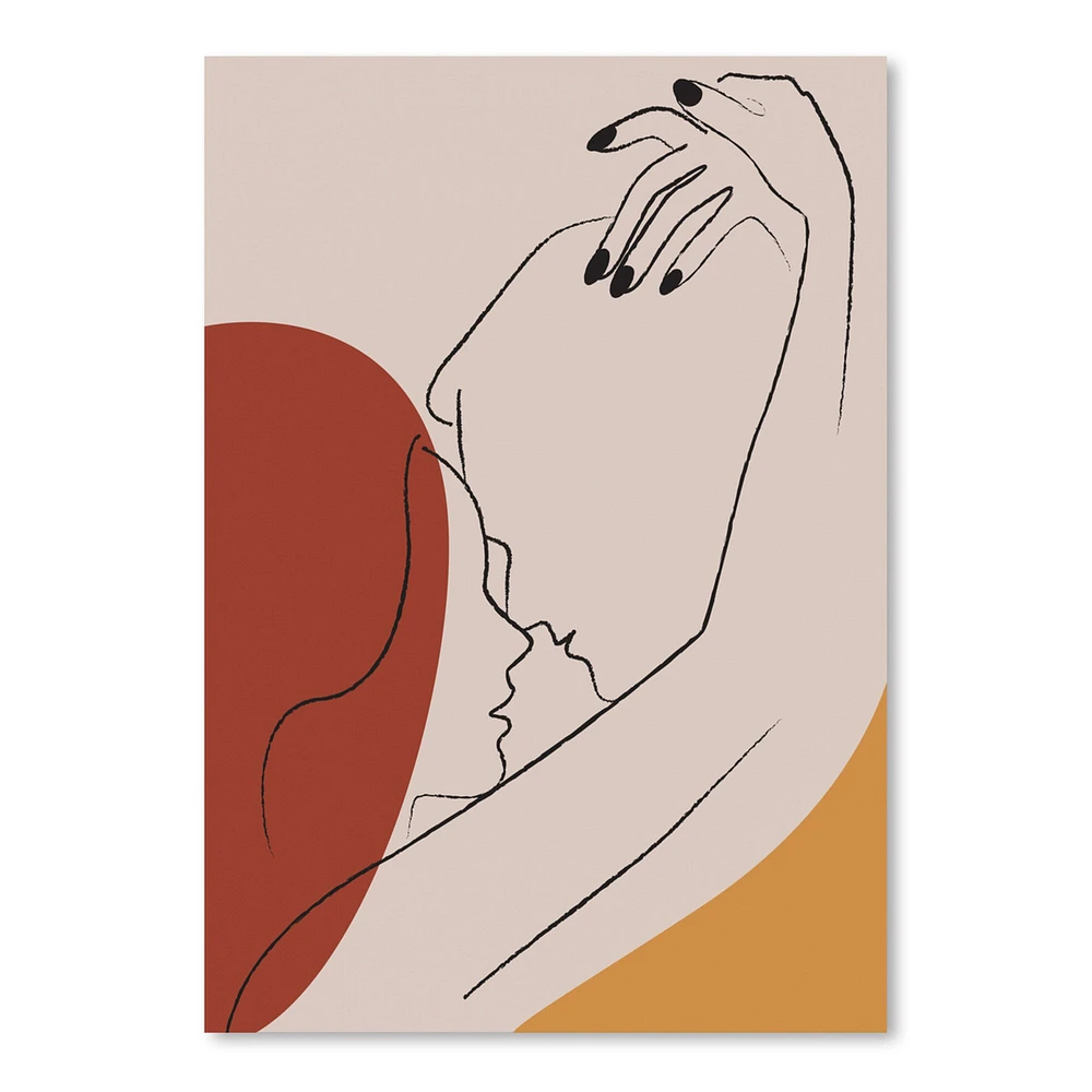 Abstract Kiss by Elena David  Poster Art Print - Americanflat