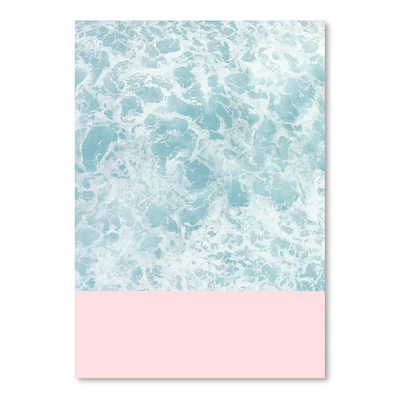 Pink On The Sea by Emanuela Carratoni  Poster Art Print - Americanflat