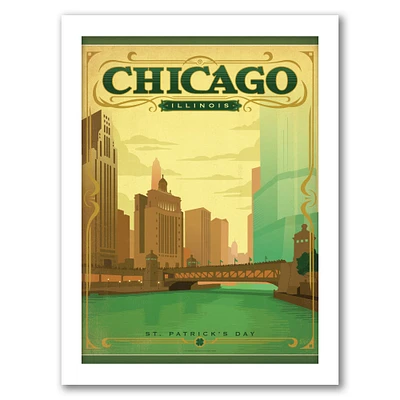 Chicago St Pattys by Anderson Design Group Frame  - Americanflat