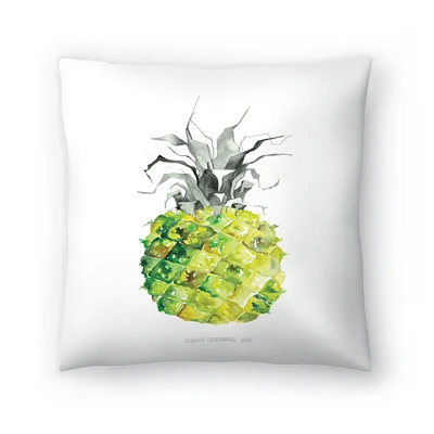 Pineapple by yellow Throw Pillow Americanflat Decorative Pillow