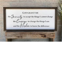 Serenity Prayer , wooden wall decor, farmhouse sign