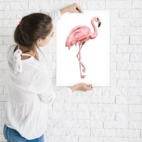 Pink Painted Flamingo by Jetty Home  Poster Art Print - Americanflat