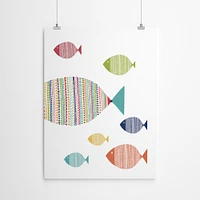 Fish School by Lisa Nohren Poster Art Print