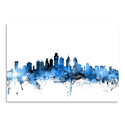 Philadelphia Pennsylvania Skyline 5 by Michael Tompsett  Poster Art Print - Americanflat