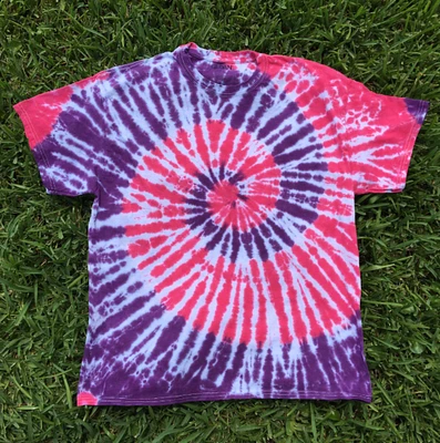 Adult Tie-Dye Crewneck Short Sleeve Shirt