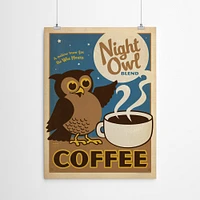 Night Owl by Anderson Design Group  Poster Art Print - Americanflat