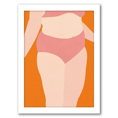 Woman In Pink Underwear by Rosi Feist Frame