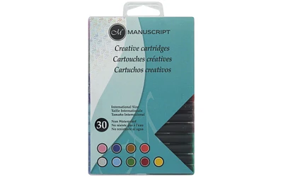 Manuscript Creative Ink Cartridge 30pc Assorted