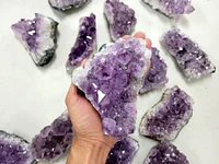 Large Amethyst Crystal Cluster - Amethyst Druzy Geode