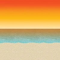 Luau Sunset Backdrop (Pack of 6)