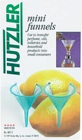 Hutzler 1oz Mini Funnel 2 Pack - Container Bottle Transfer Tool
