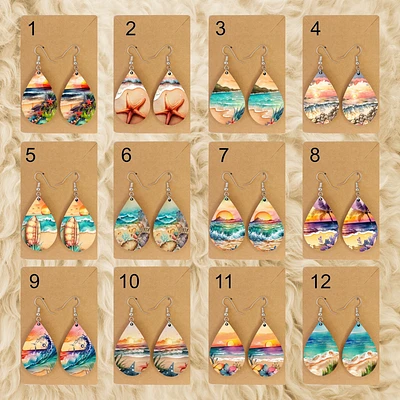 Unique Beach Earrings