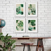 Nature Story by Laura Horn - 4 Piece Gallery Framed Print Art Set