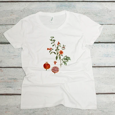 Women's Pomegranates Organic Cotton T-Shirt