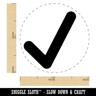 Check Mark Symbol Self-Inking Rubber Stamp for Stamping Crafting Planners