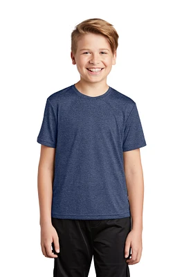 Youth Best Quality Heather Contender t-shirt | 3.8-OZ, 100% Polyester jersey | Workout , Gym Shirt