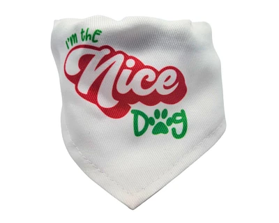 Nice Dog Christmas Pet Bandana Handkerchief for Dogs