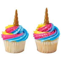 Unicorn Horn DecoPics® Cupcake Decoration, 12ct