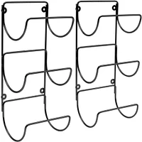 Sorbus Metal Wall Mounted Bathroom Towel Rack - Organizer for Towels, Washcloths, Hand Towels, Linens, Ideal for Bathroom, Spa, Salon