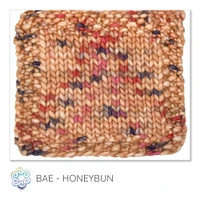 DIY Winter Hat Knit Kit. Includes Bulky Superfine Merino Wool Yarn, Printed Pattern, Pom-Pom, Rim Tag. Soft, Cozy, Great for Gifts