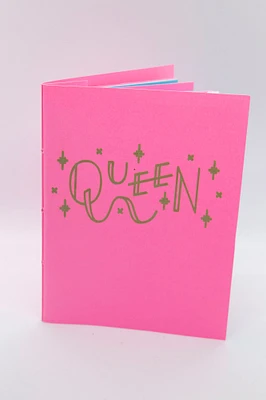 Queen Trans Blank Small Notebook