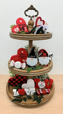 Valentines Day Tiered Tray Decor, Valentines Day Decor