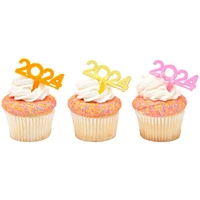 2024 Bold DecoPics Cupcake Decoration, 12ct