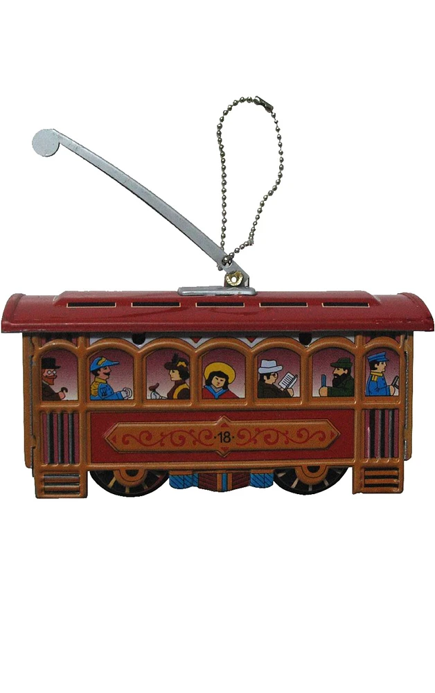 Tin Orn-Cable Car Each Figurines