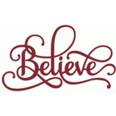 Believe Vinyl Decal Sticker