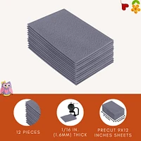 FabricLA Acrylic Felt Sheets for Crafts - Precut 9" X 12" Inches (20 cm X 30 cm) Felt Squares - Use Felt Fabric Craft Sheets for DIY, Hobby, Costume