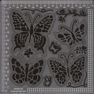 Ecstasy Crafts  Exclusive Templates Small -Butterflies