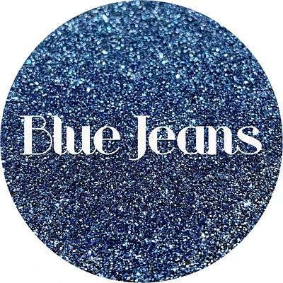 Polyester Glitter -Blue Jeans  by Glitter Heart Co.™