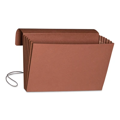 Smead Redrope Expanding Wallet w/ Elastic Cord 5.25 Expansion 1 Section Legal Size Redrope 10/Box