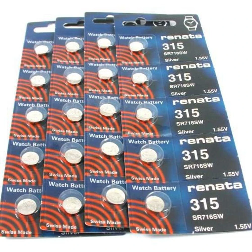 #315 Renata Watch Batteries 20Pcs