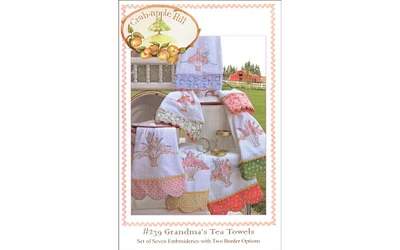 Crabapple Hill Grandma's Tea Towels Ptrn