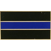 EagleEmblems P02019 PIN-POL,Blue LINE,Honor (1'')