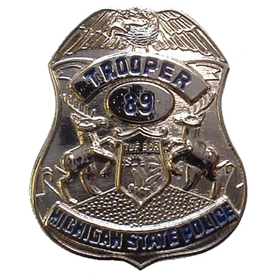 Michigan State Police Badge Pin 1"