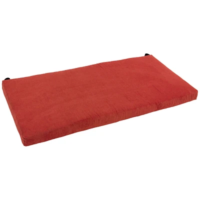 42-inch by 19-inch Micro Suede Loveseat Cushion - Cardinal Red
